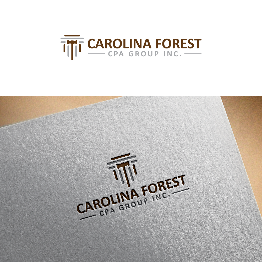 Logo Design by RA-bica for Carolina Forest CPA Group Inc. | Design #29459976