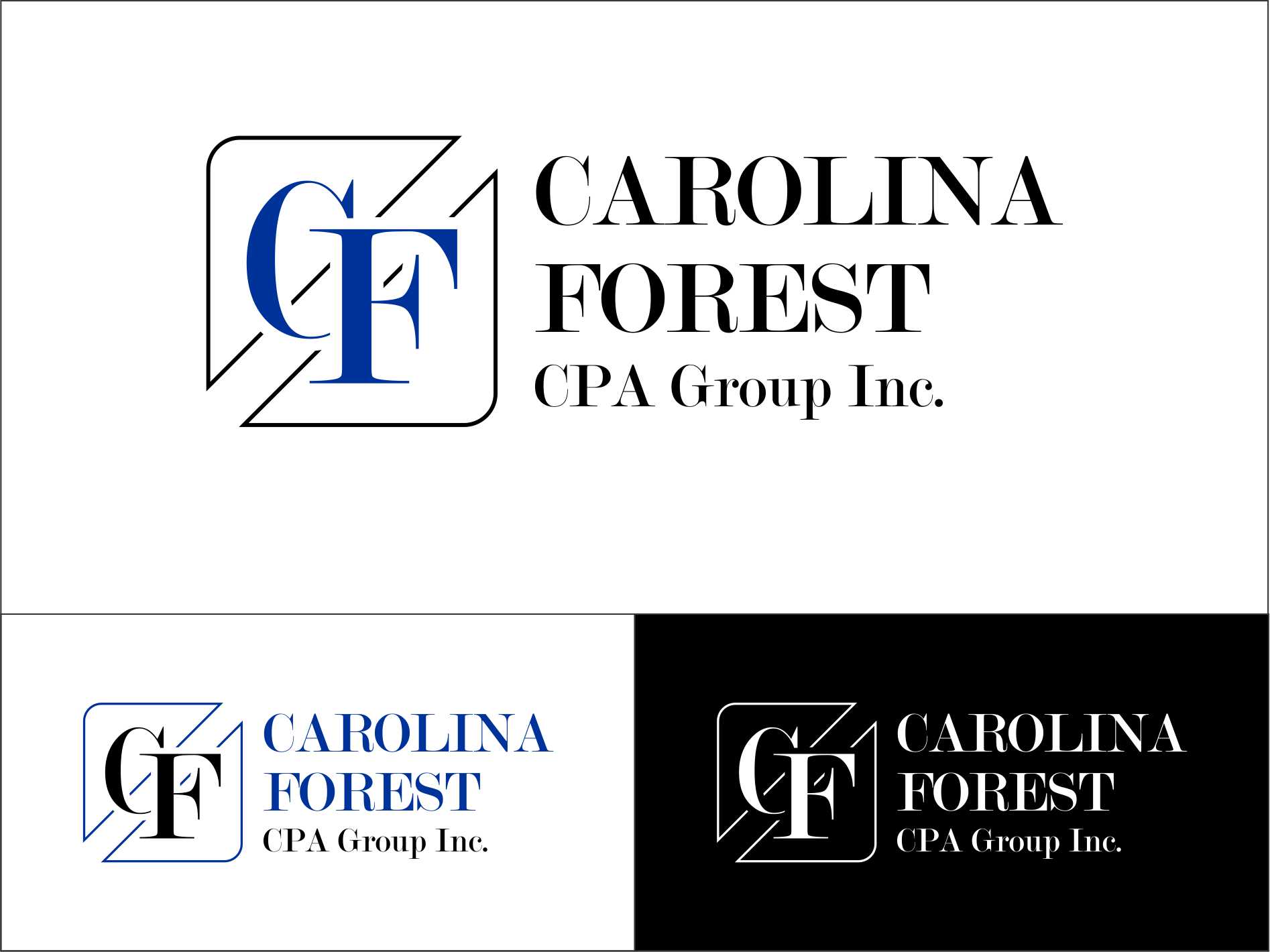Diseño de Logo por ubcreations11 para Carolina Forest CPA Group Inc. | Diseño #29466769