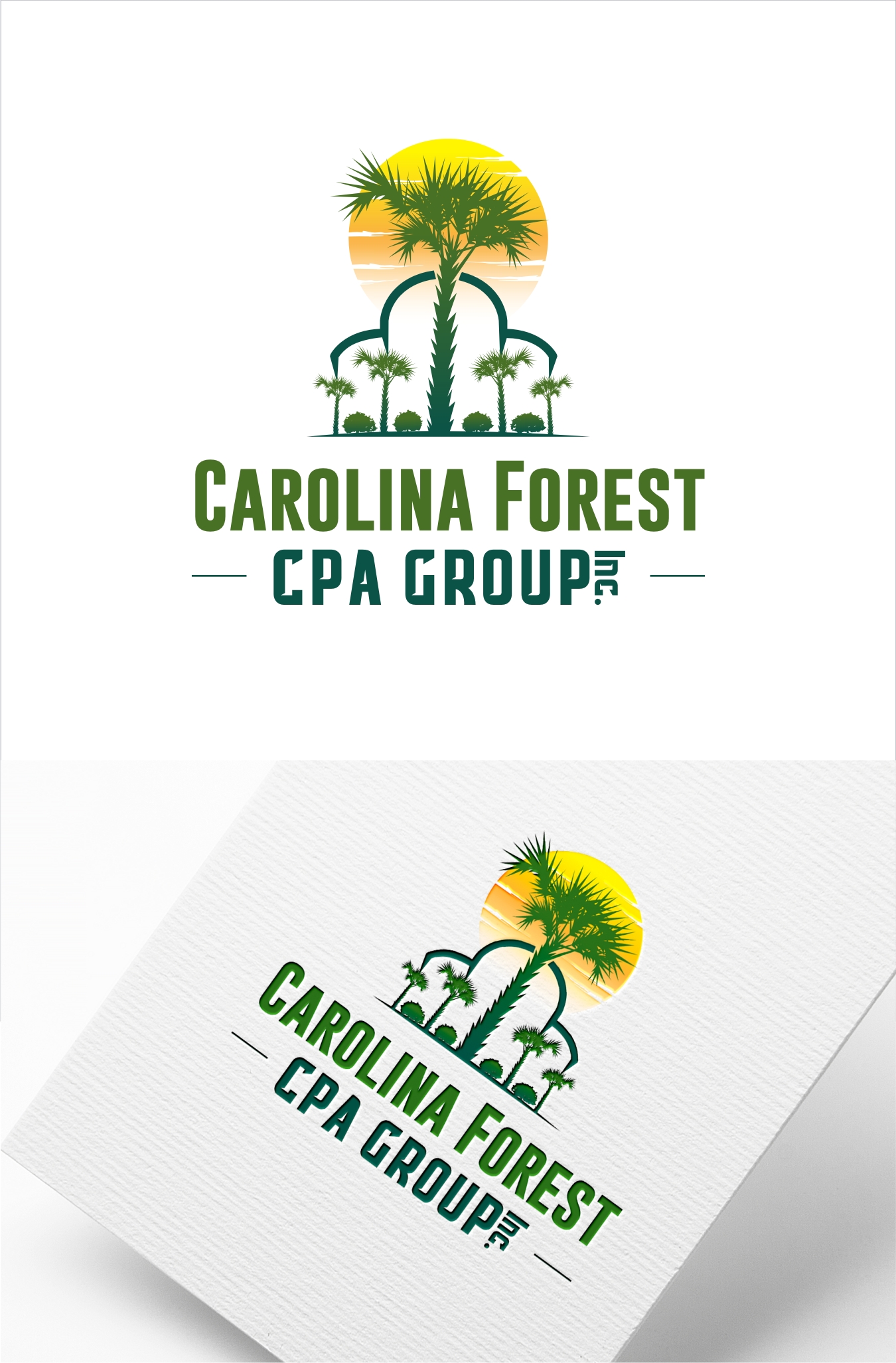Logo Design by Soul Light for Carolina Forest CPA Group Inc. | Design #29460192