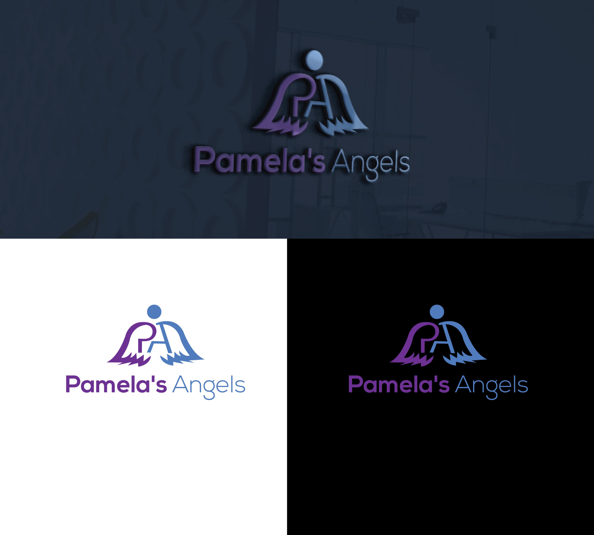 Diseño de Logo por RRR Design para Pamelas Angels | Diseño #29457881
