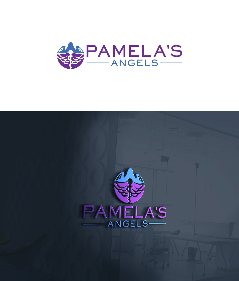 Logo Design by RA-bica for Pamelas Angels | Design #29458128