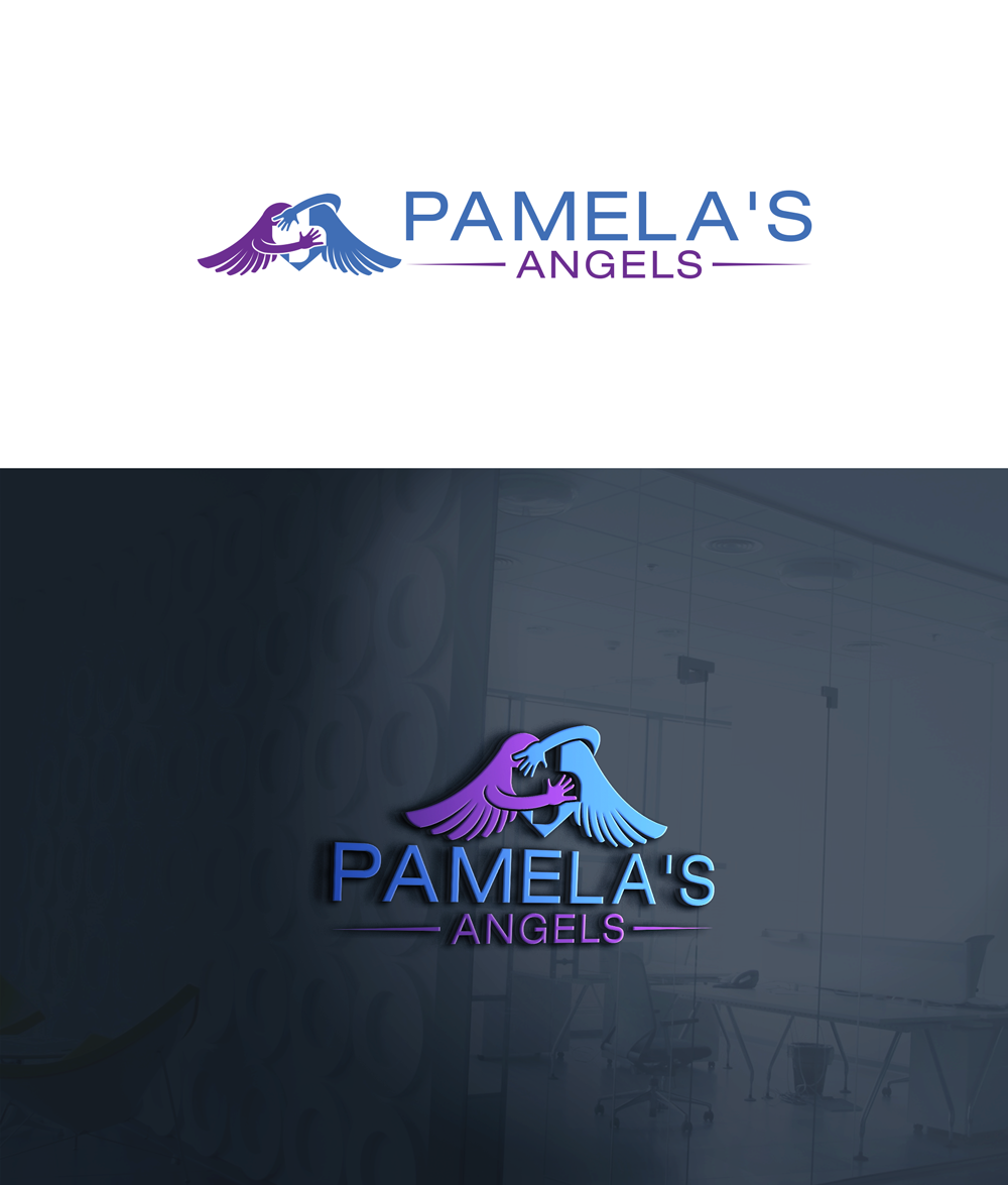 Logo Design by RA-bica for Pamelas Angels | Design #29458129