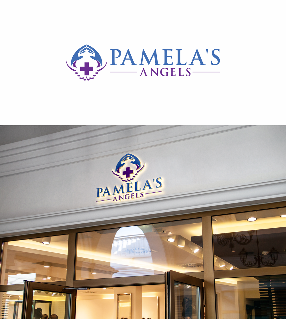 Logo Design by RA-bica for Pamelas Angels | Design #29458131