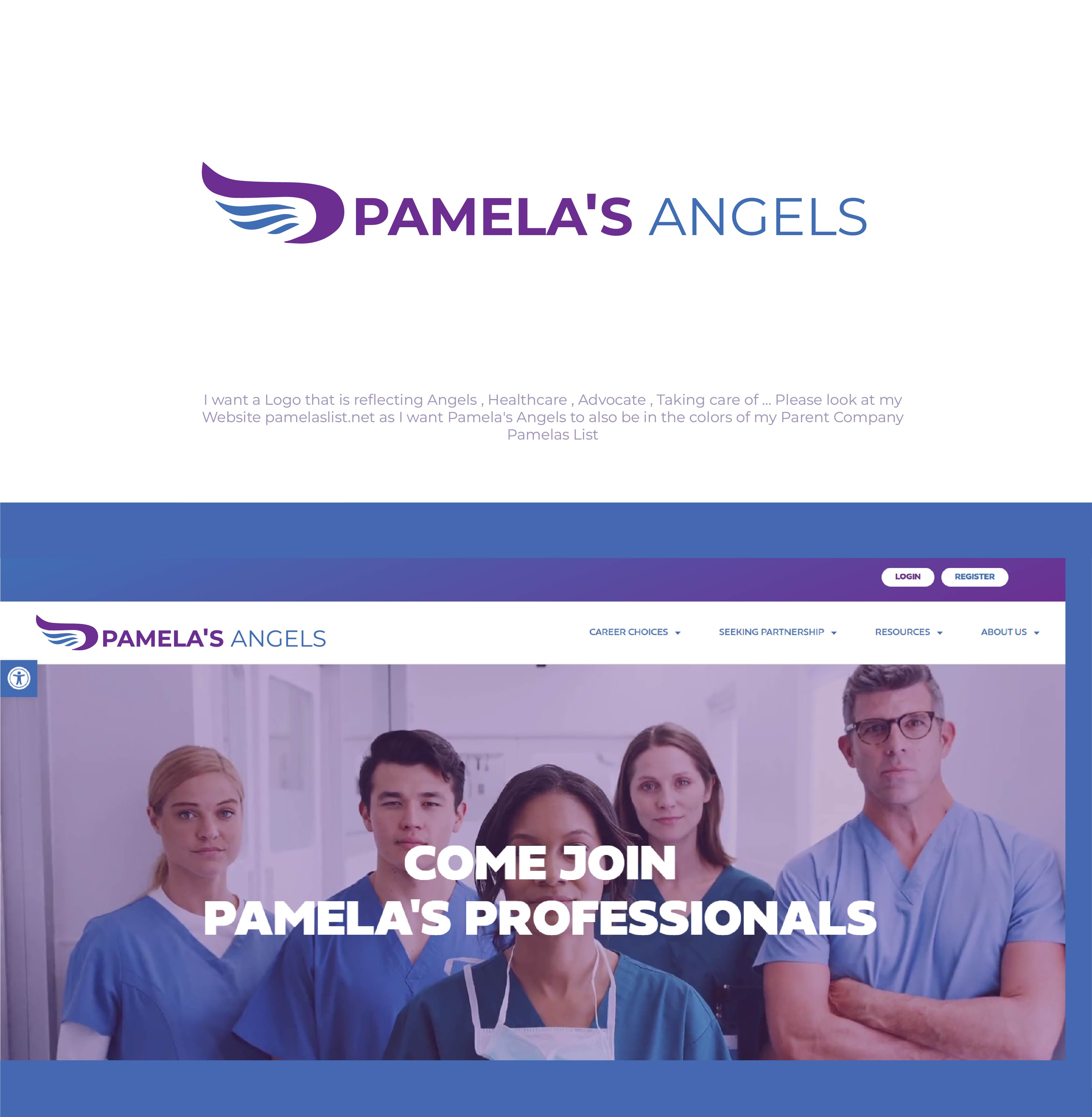 Diseño de Logo por miloje1207 para Pamelas Angels | Diseño #29472317