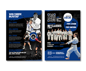 Bujutsu Martial Arts and Fitness Centre Flyer | Flyer Design by debdesign