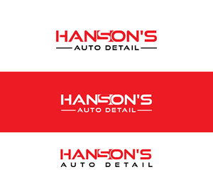 Logo Design by riyad123 for Hanson's Auto Detail | Design: #29475536
