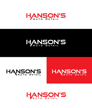 Logo Design by riyad123 for Hanson's Auto Detail | Design: #29475575