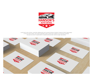 Logo Design by dstudios for Hanson's Auto Detail | Design: #29498304
