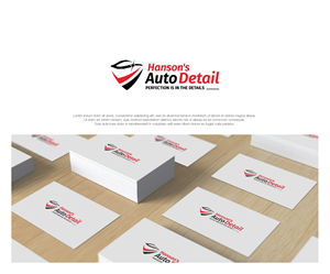 Logo Design by dstudios for Hanson's Auto Detail | Design: #29498306