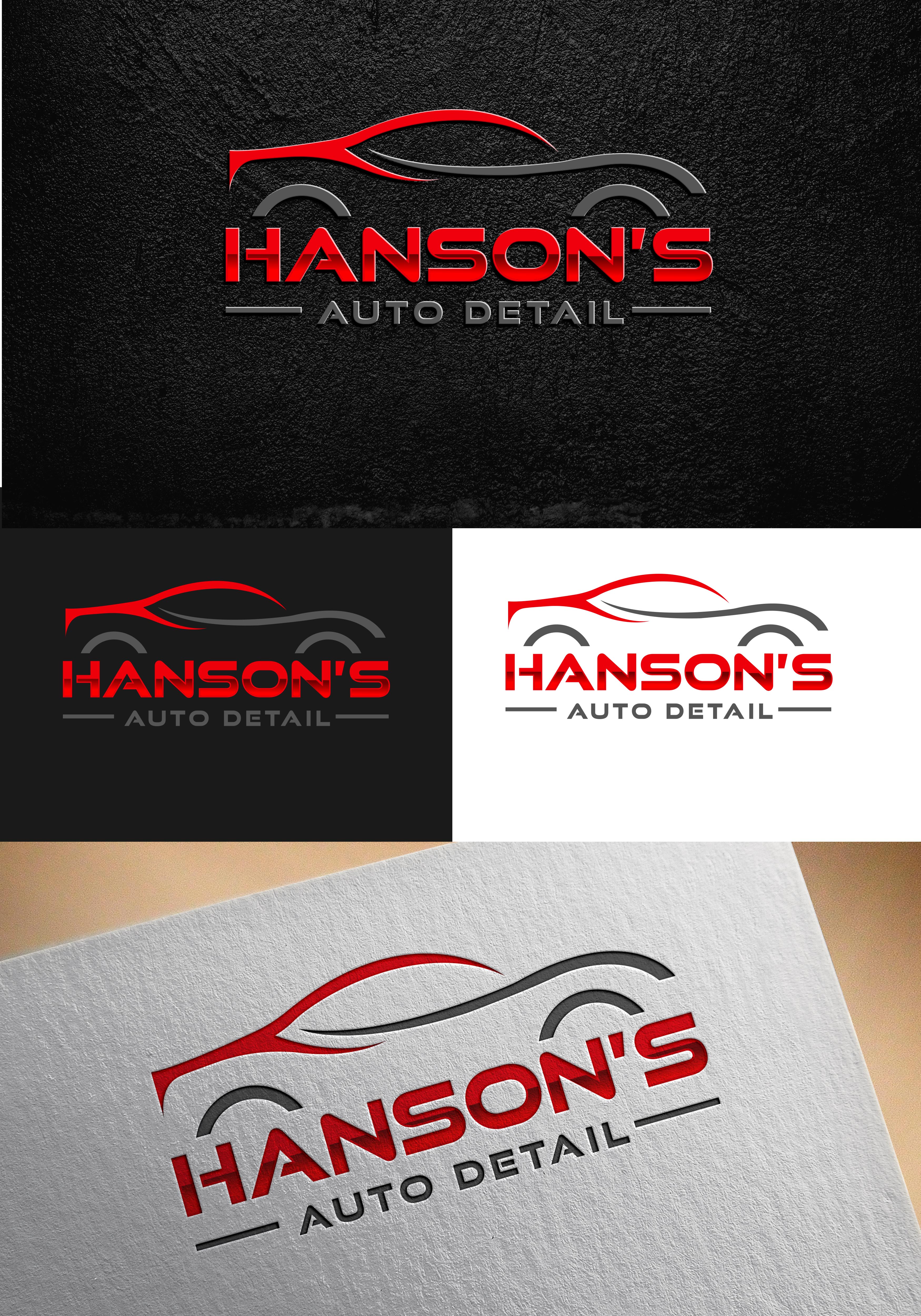 Design de Logo par Graphixpointt pour Hanson's Auto Detail | Design #29460548