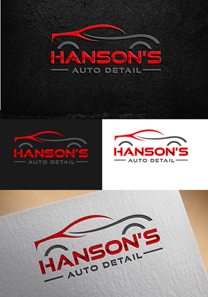 Logo Design by Graphixpointt for Hanson's Auto Detail | Design: #29460548