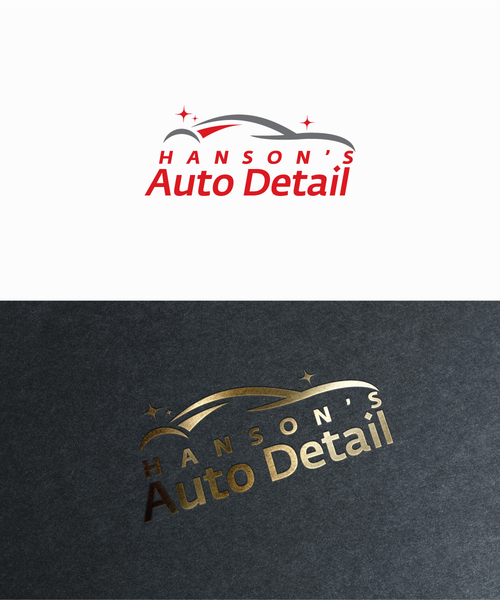 Logo Design by LogoRiverr for Hanson's Auto Detail | Design #29479902