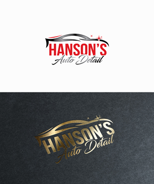 Logo Design by LogoRiverr for Hanson's Auto Detail | Design #29479909