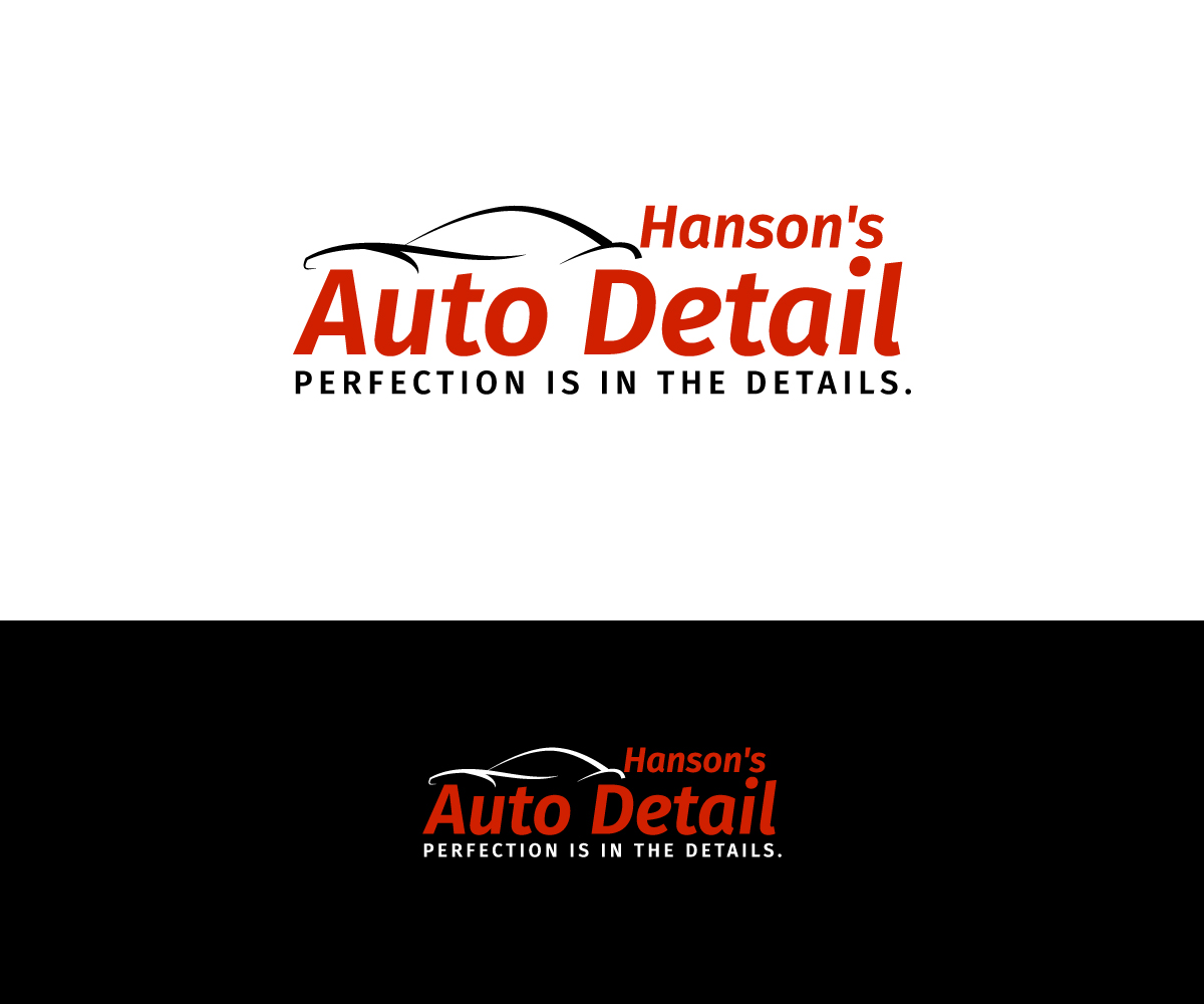 Logo Design by RaKu 2 for Hanson's Auto Detail | Design #29497019