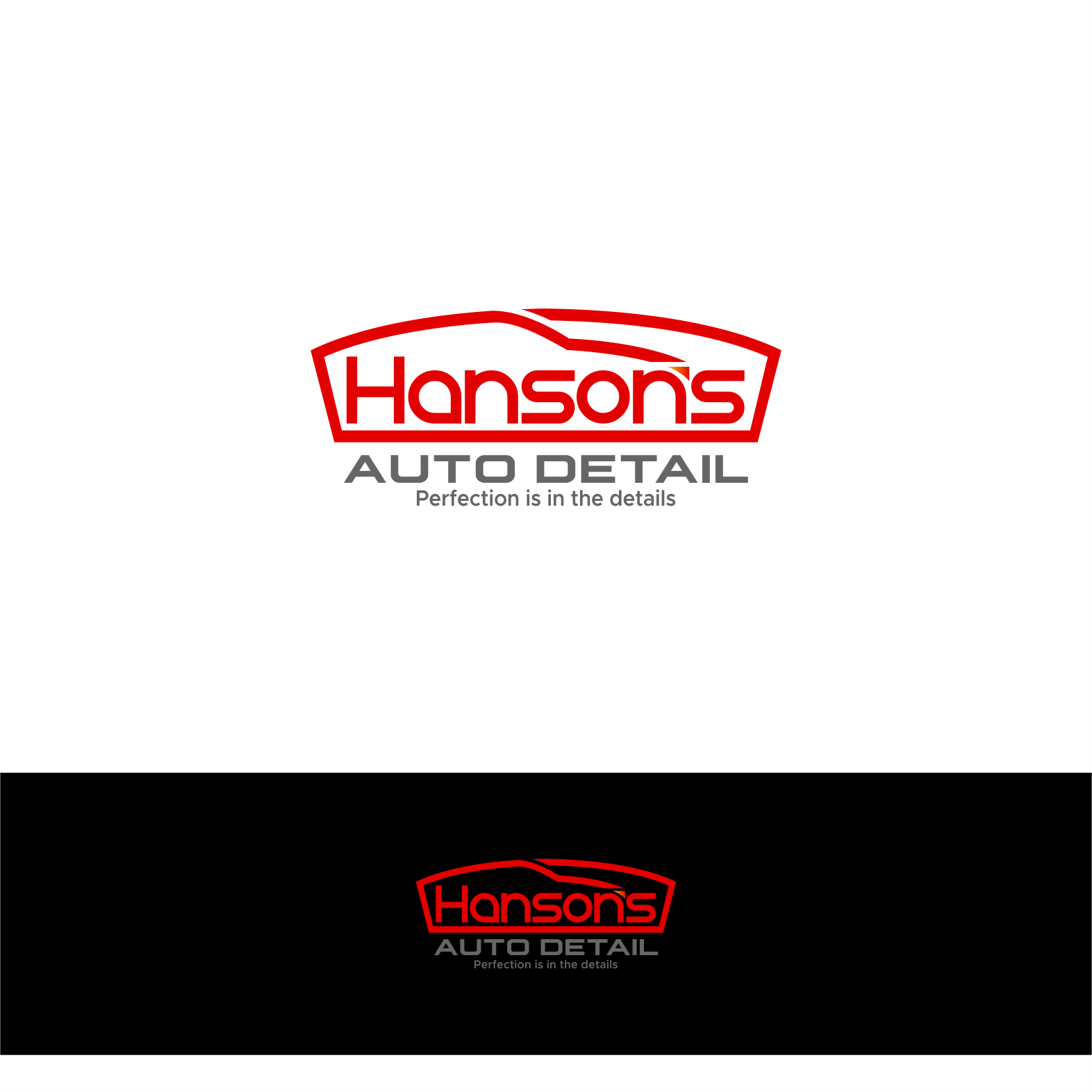 Logo Design by Arham Hidayat for Hanson's Auto Detail | Design #29478057