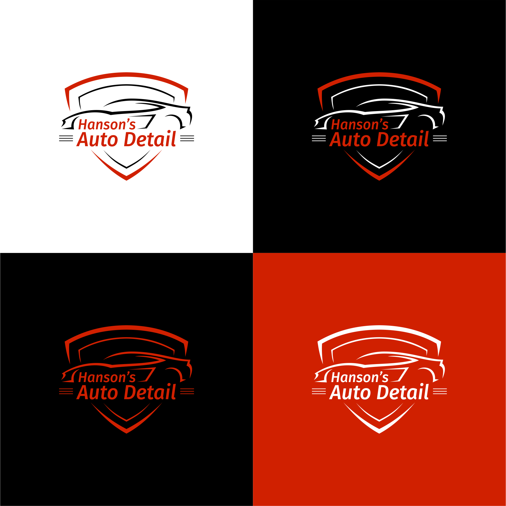 Design de Logo par art_rebel pour Hanson's Auto Detail | Design #29497125