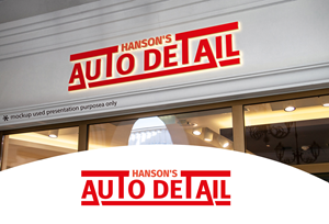 Logo Design by Rubia@ for Hanson's Auto Detail | Design: #29461479