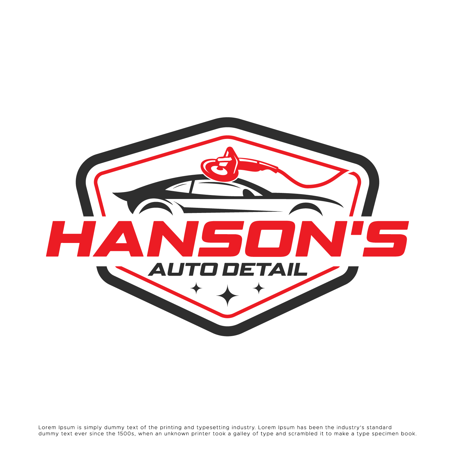 Logo Design by Potatow for Hanson's Auto Detail | Design #29496541