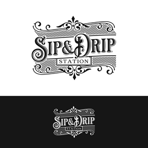 Sip and Drip Station | Logo Design by Peroni
