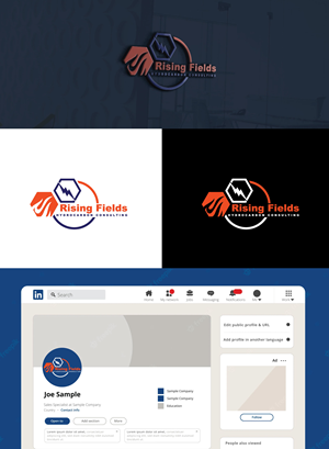 Logo-Design von RRR Design für Rising Fields Hydrocarbon Consulting | Design: #29468169