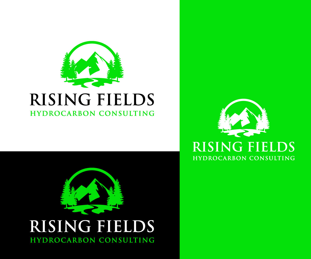 Logo Design by oscar raise for Rising Fields Hydrocarbon Consulting | Design #29486583