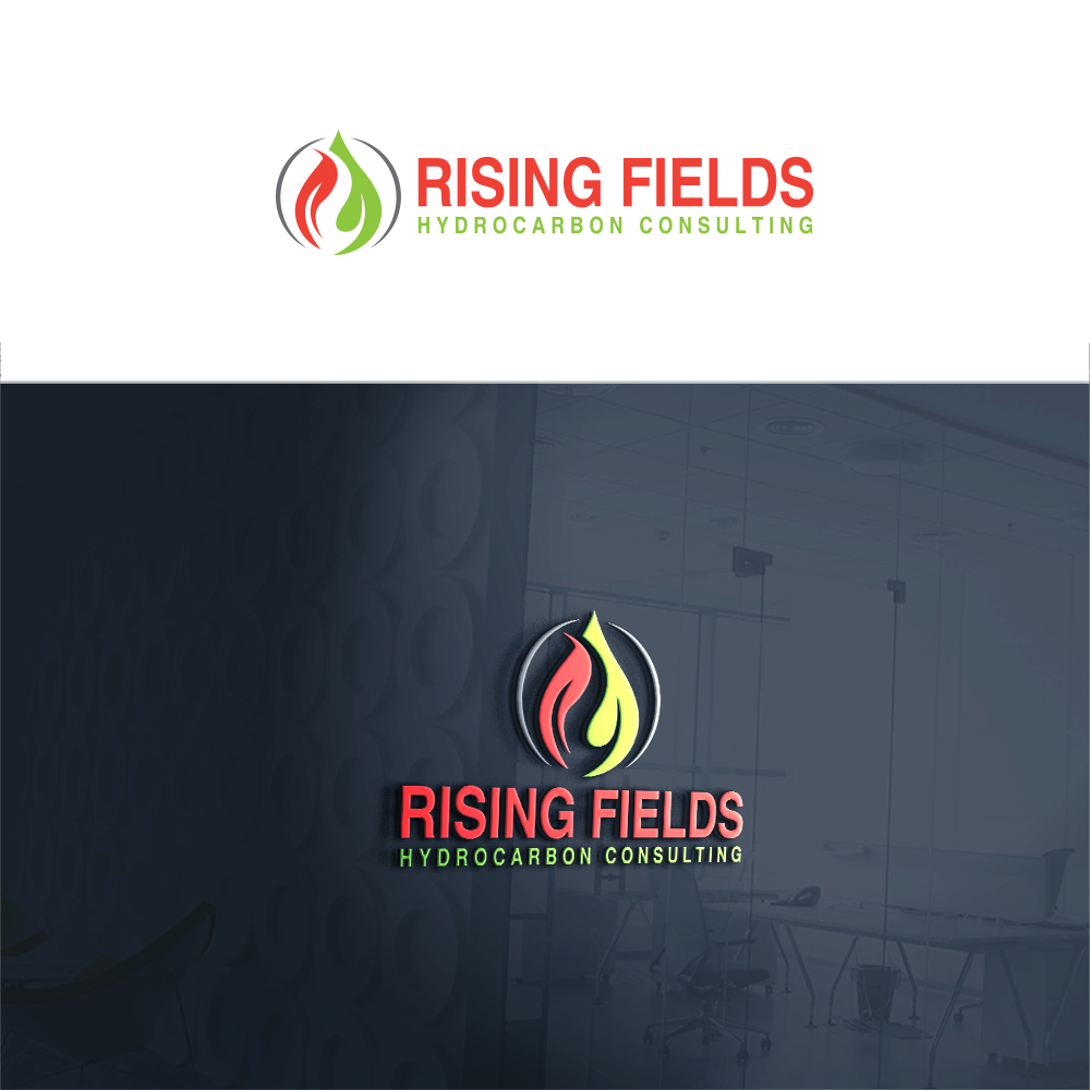Logo-Design von RA-bica für Rising Fields Hydrocarbon Consulting | Design #29477988