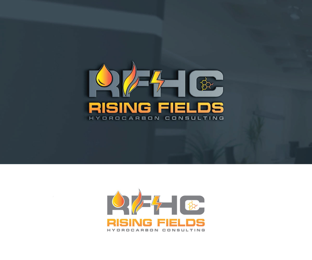 Logo Design by Md Al - amin Hossain for Rising Fields Hydrocarbon Consulting | Design #29499465
