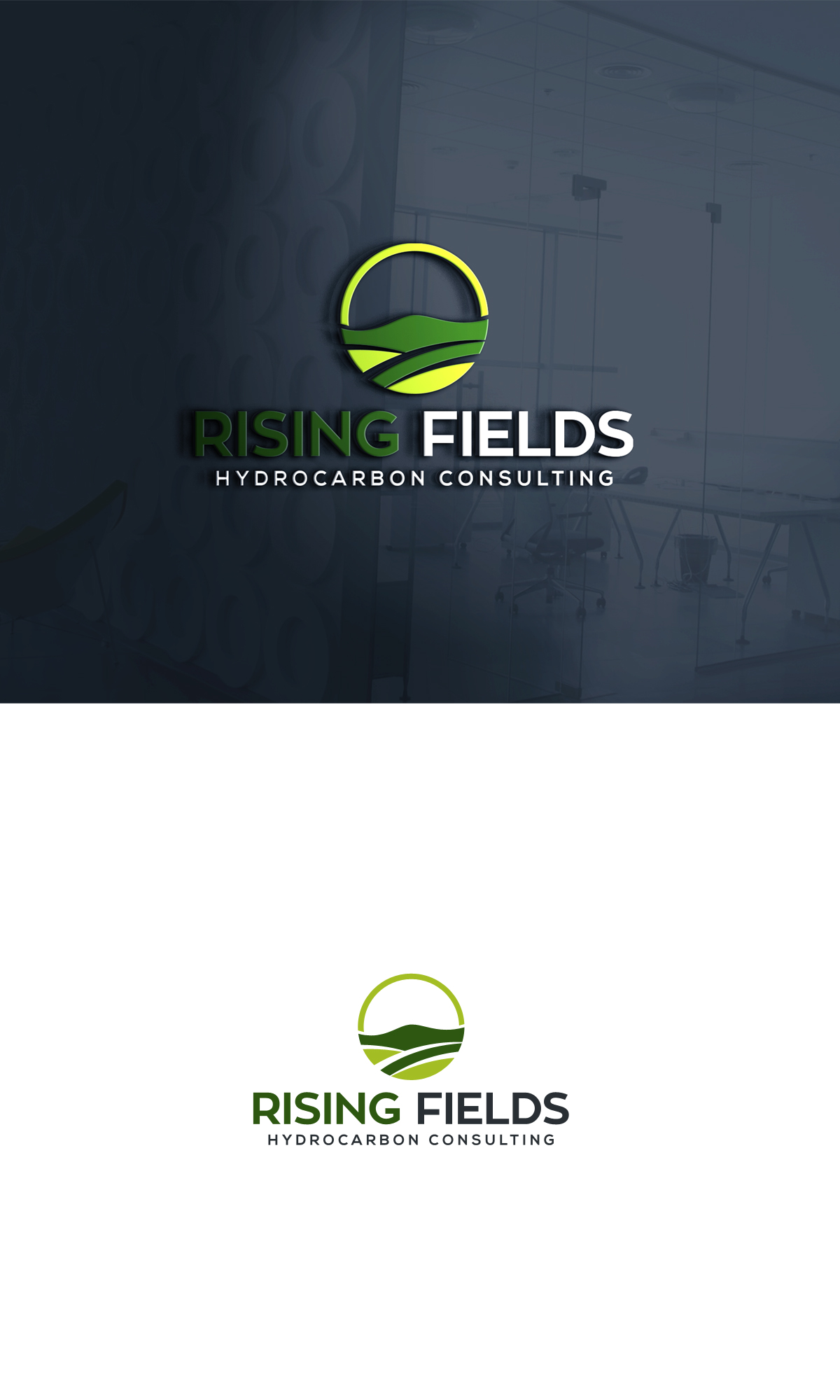 Logo Design by logo_s for Rising Fields Hydrocarbon Consulting | Design #29467270