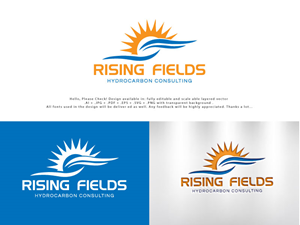 Logo-Design von Pro_DesignMaster für Rising Fields Hydrocarbon Consulting | Design: #29478742