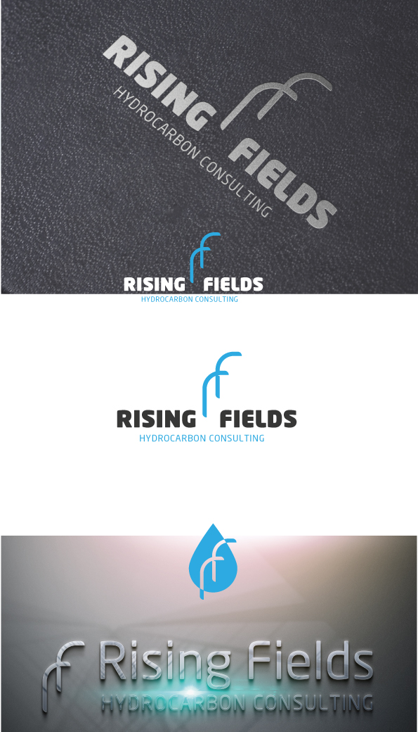 Logo Design by Iuliok for Rising Fields Hydrocarbon Consulting | Design #29483684