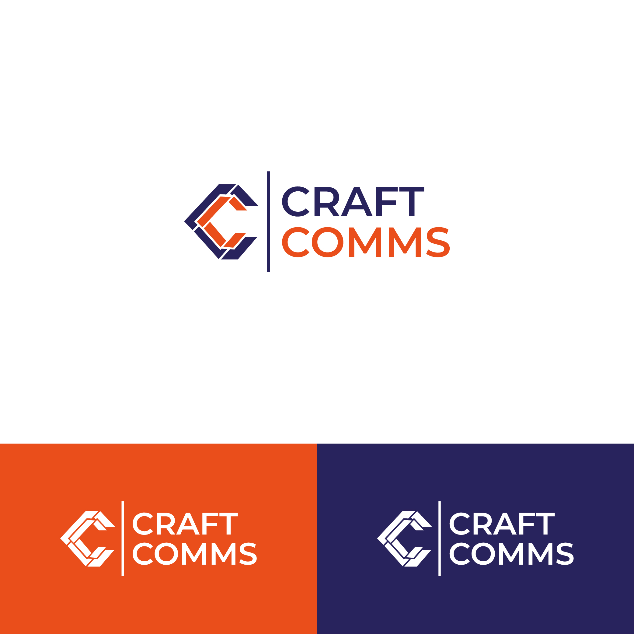 Logo Design by CrewType for CraftComms | Design #29481132