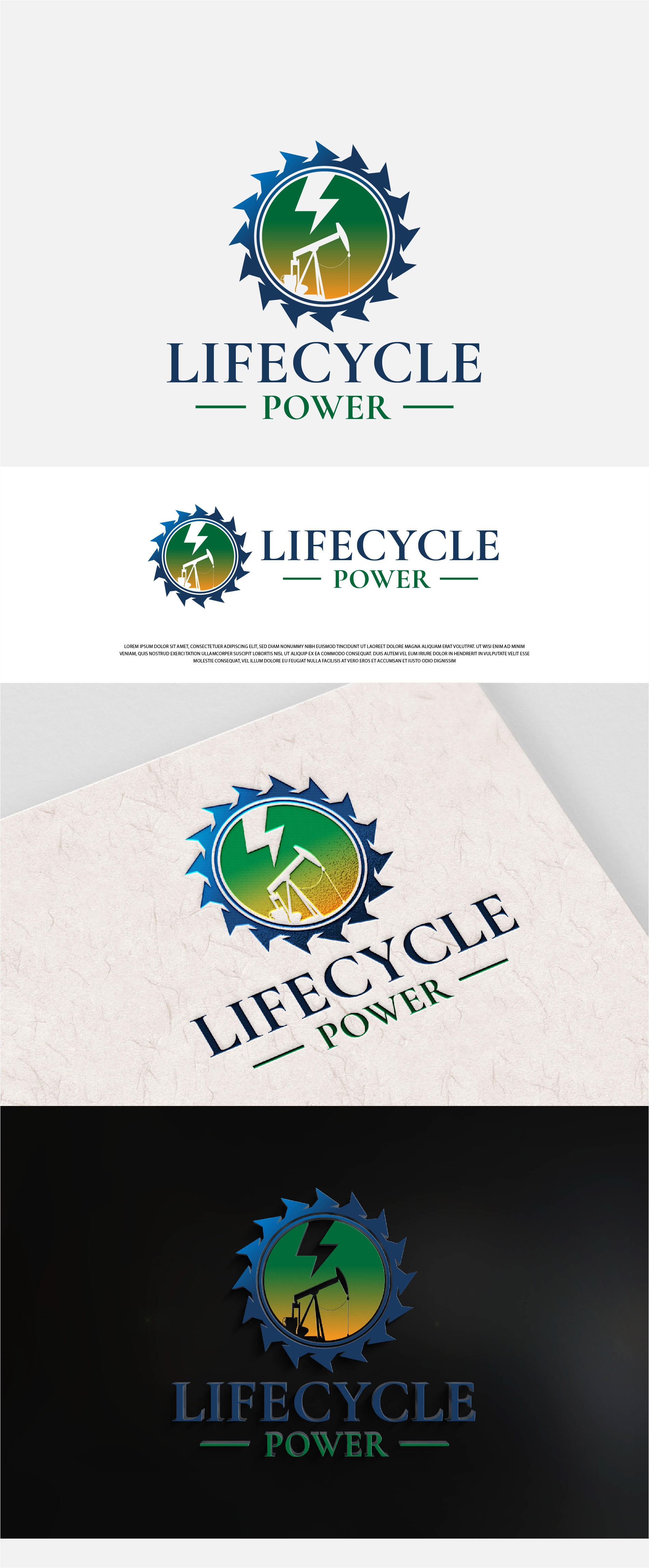 Logo Design by Fezy Design Studio for Lifecycle power | Design #29469291