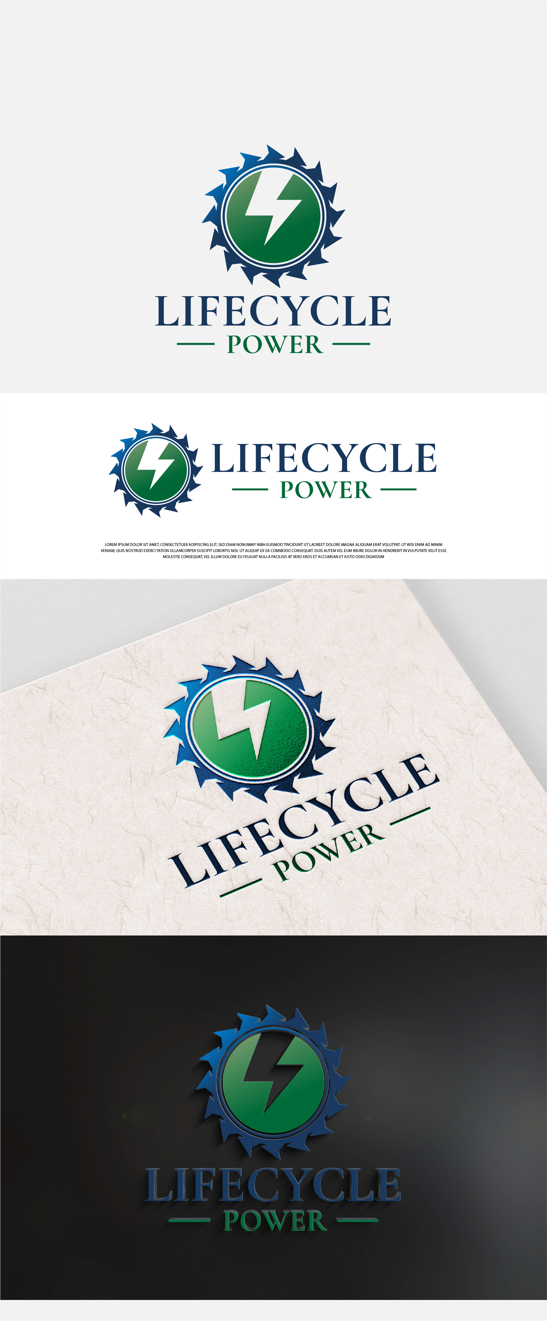 Logo Design by Fezy Design Studio for Lifecycle power | Design #29470567