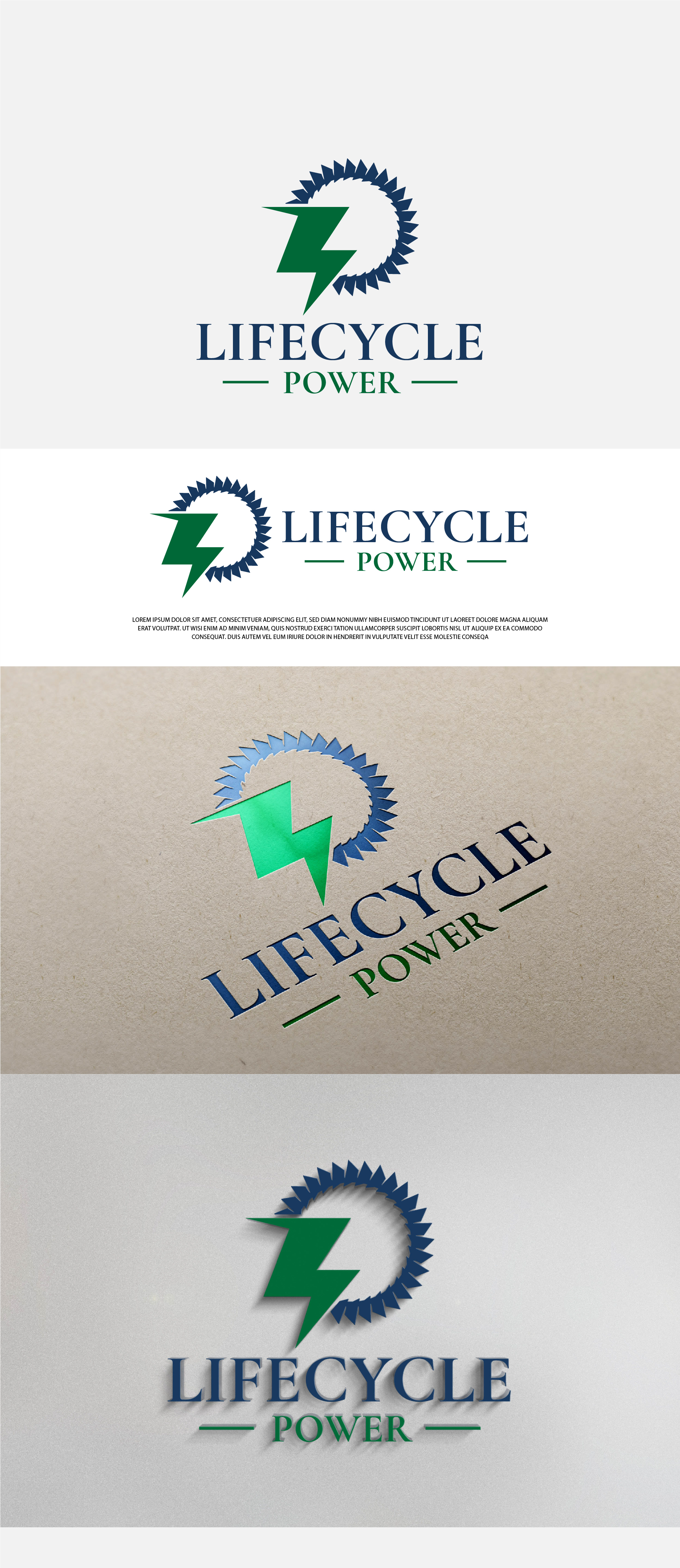 Logo Design by one1.fz for Lifecycle power | Design #29475163
