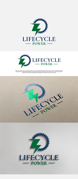 Logo-Design von one1.fz für Lifecycle power | Design: #29475163