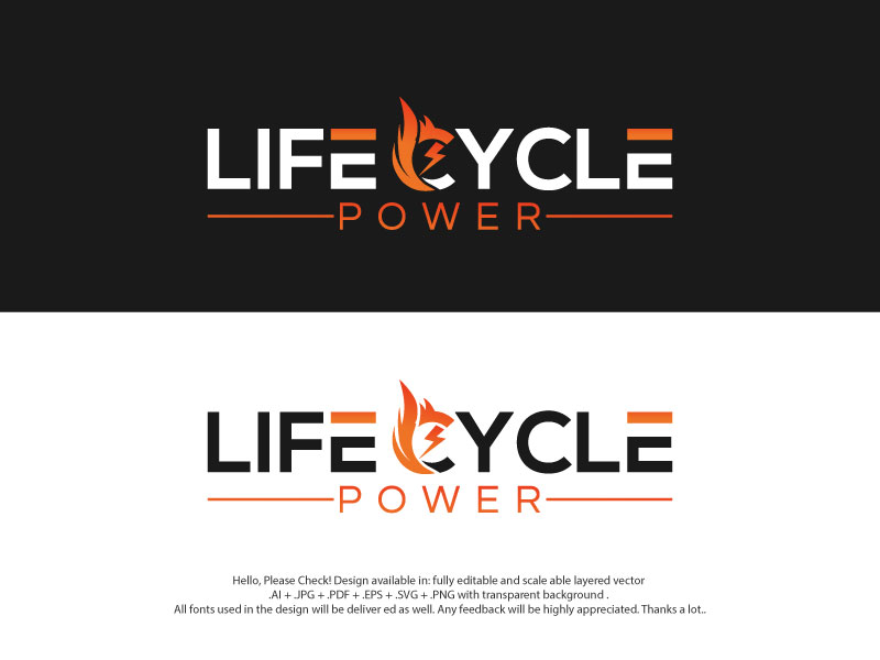 Logo Design by skart for Lifecycle power | Design #29473495