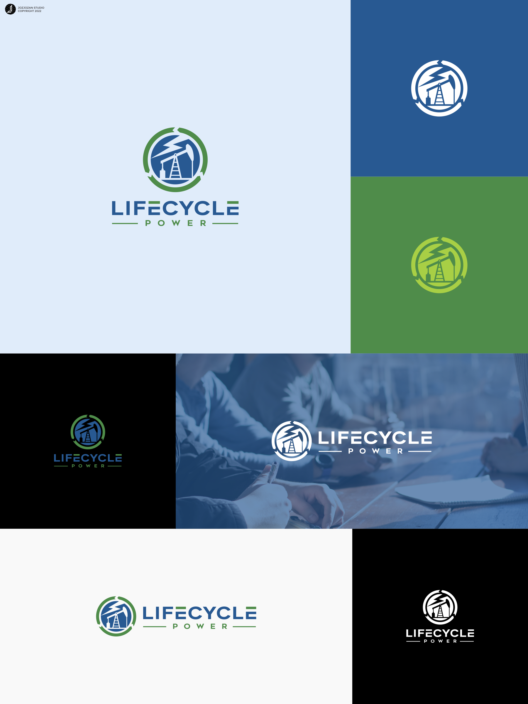 Logo-Design von Jozjozan.Std™ für Lifecycle power | Design #29468954