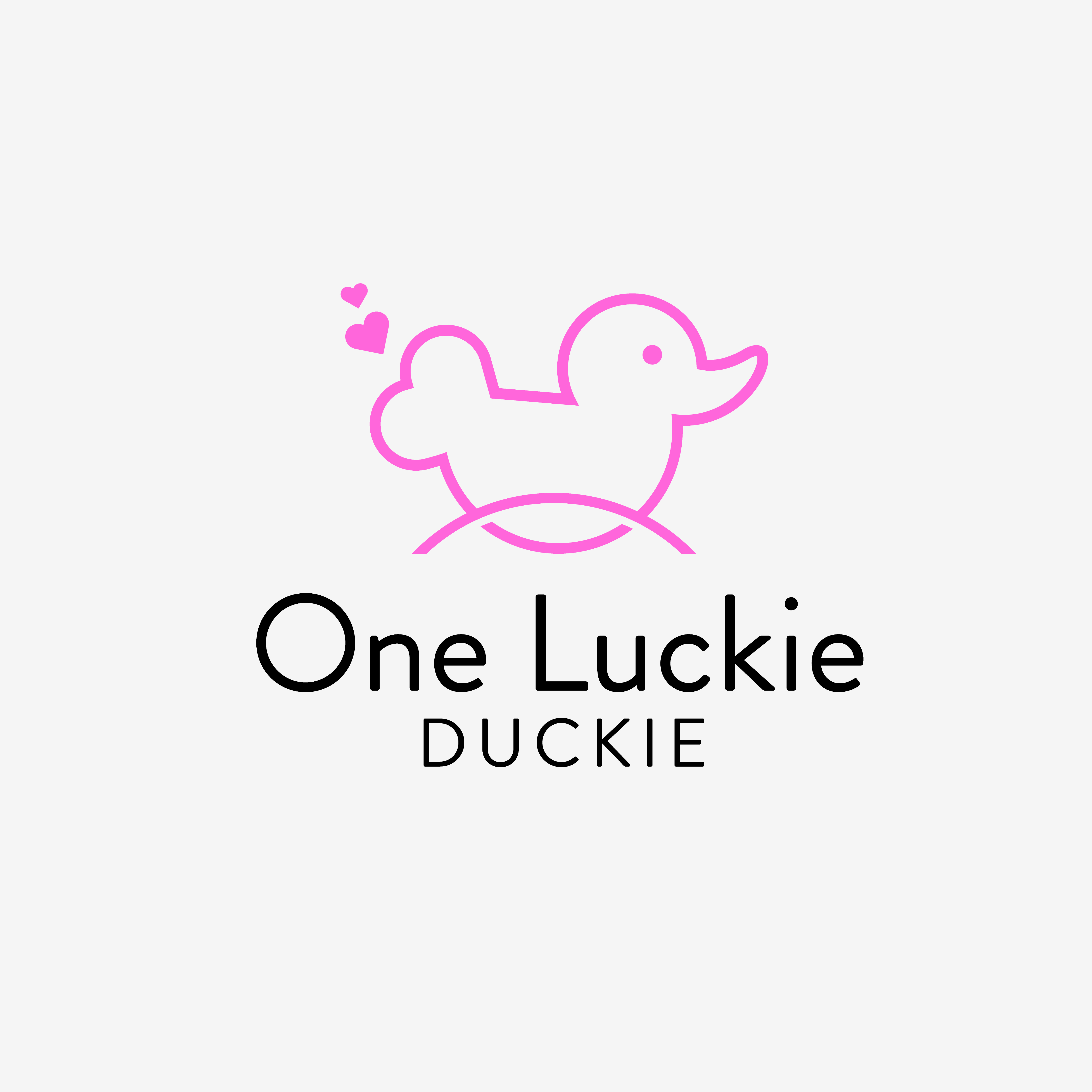 Logo Design by UMA 7 for One Luckie Duckie  | Design #29491956