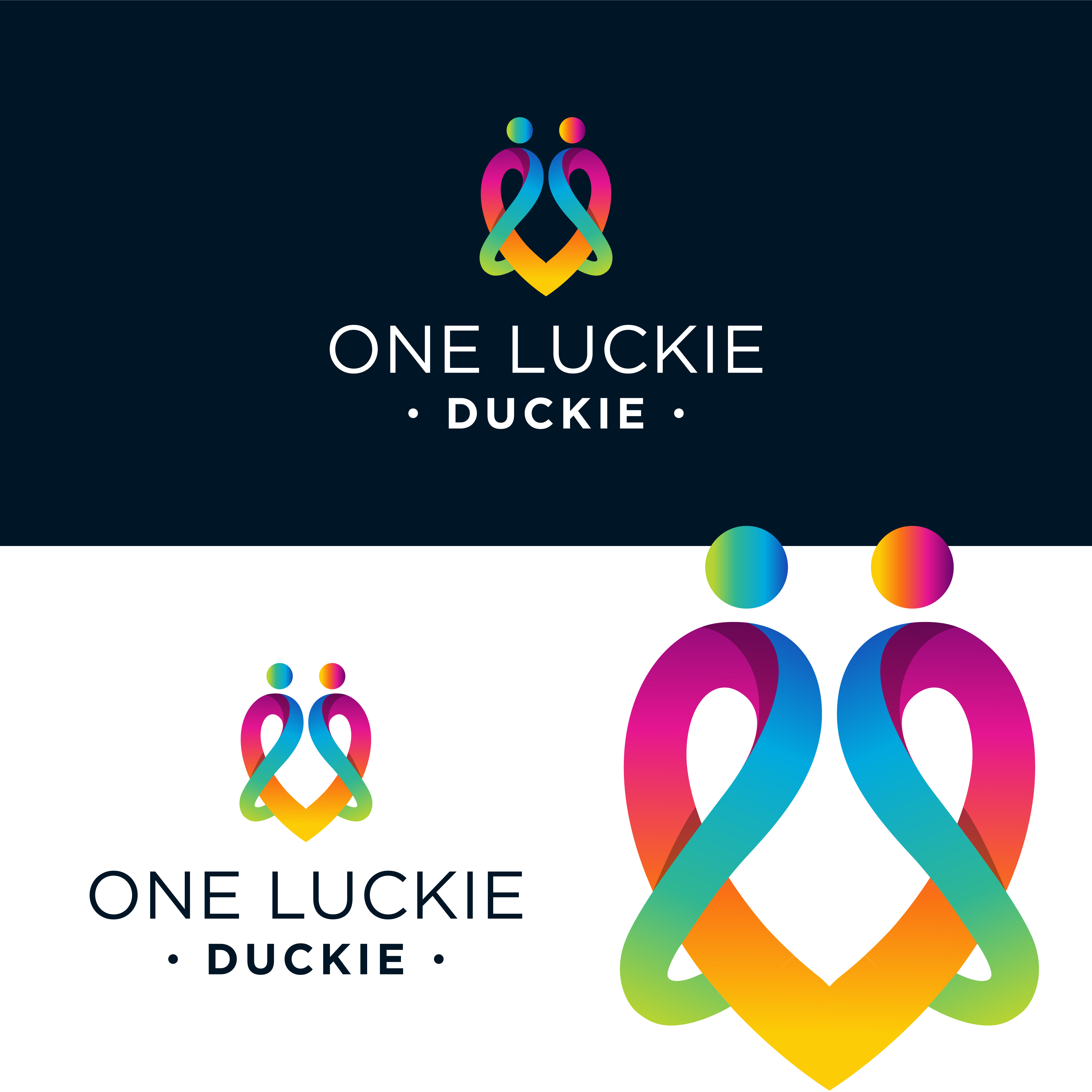 Logo Design by RKsharma for One Luckie Duckie  | Design #29469406