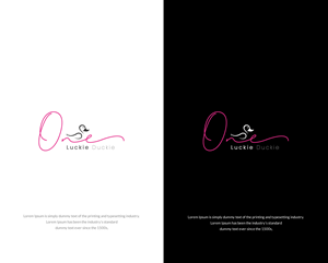 Logo Design by SL Designer for One Luckie Duckie  | Design: #29476318