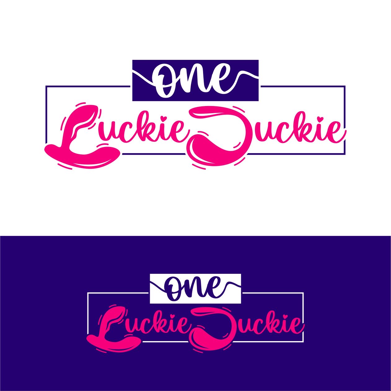 Logo Design by brand maker for One Luckie Duckie  | Design #29472236