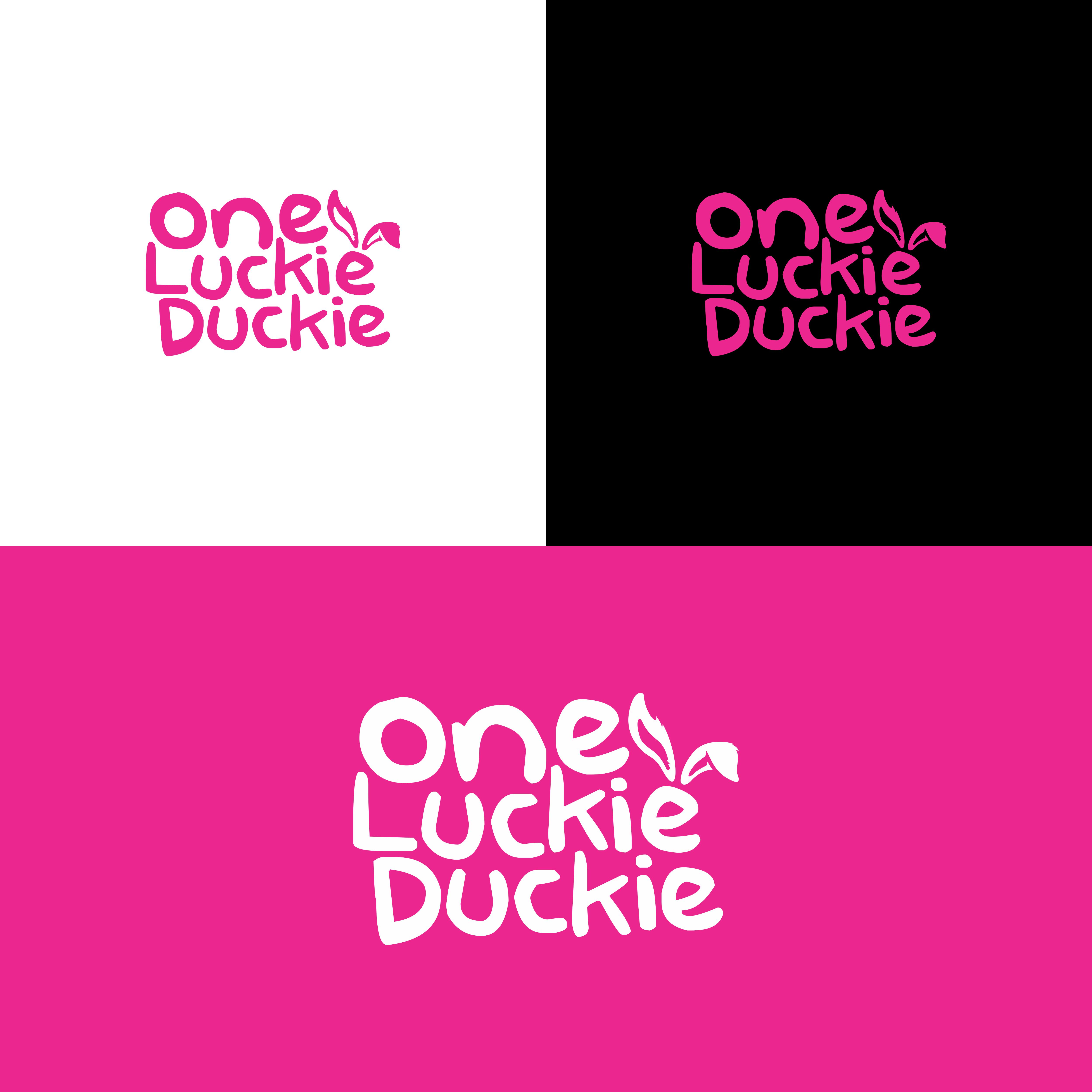Logo Design by Adi firadika for One Luckie Duckie  | Design #29504054