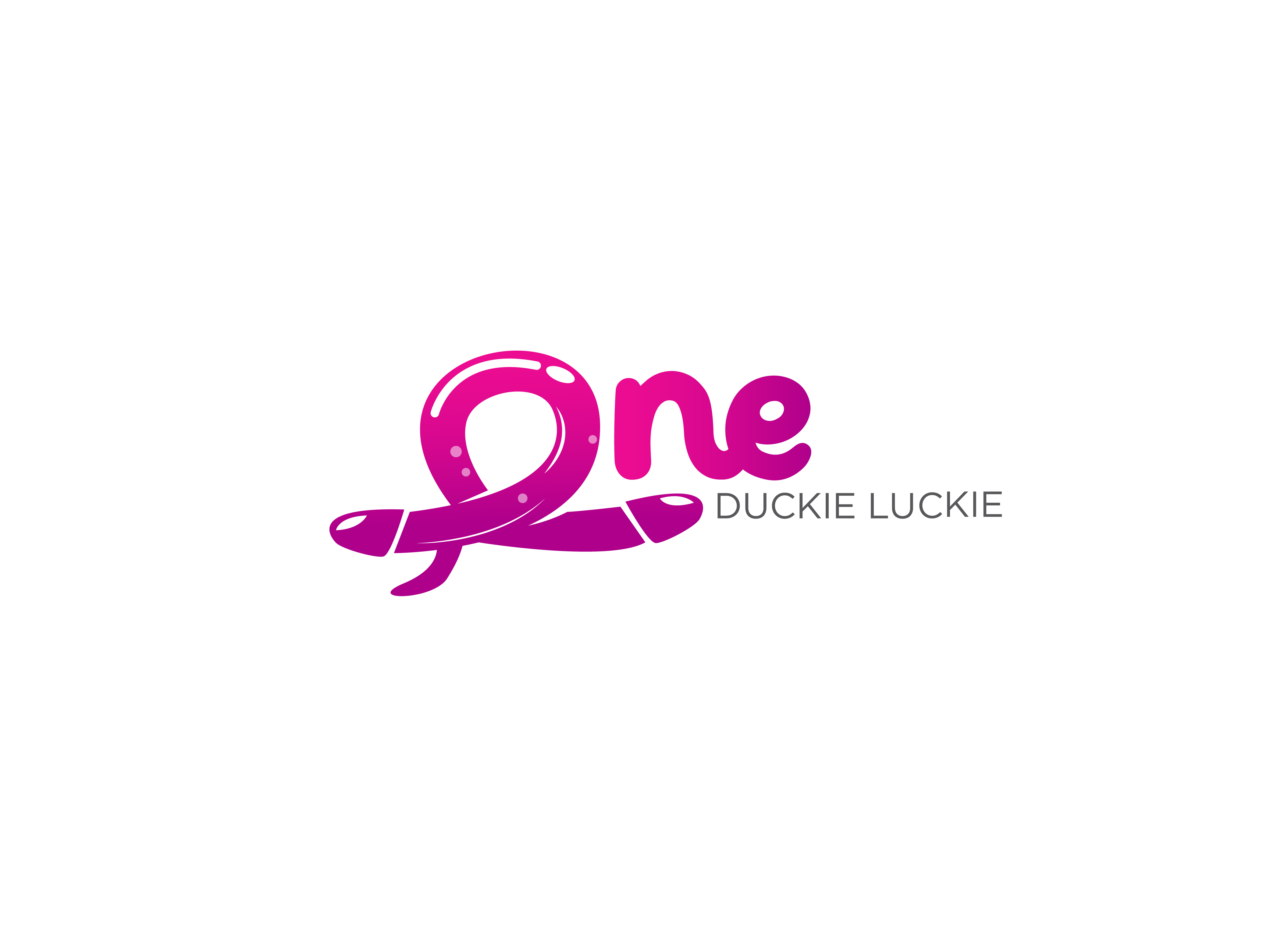Logo Design by Dz33 for One Luckie Duckie  | Design #29469535