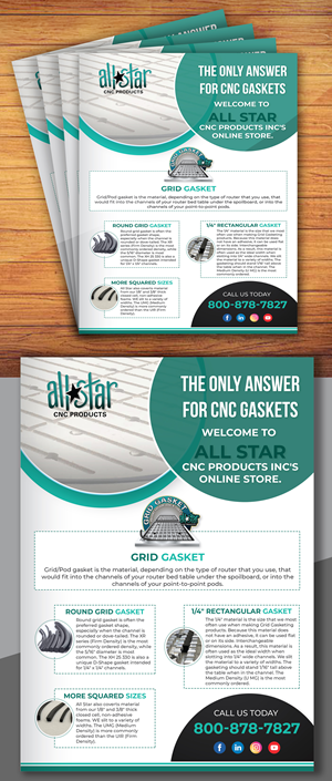 Flyer Design by creativemood438 for Allstar CNC  | Design: #29485503