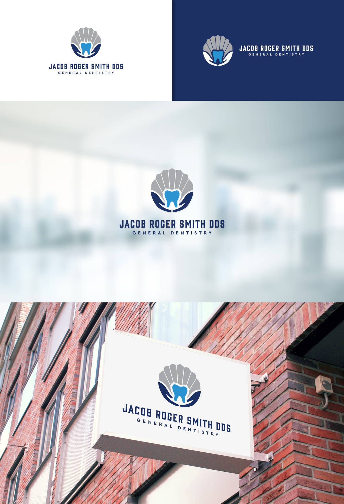 Logo Design by Paperfox Designs for Jacob Roger Smith DDS LLC | Design: #29476999