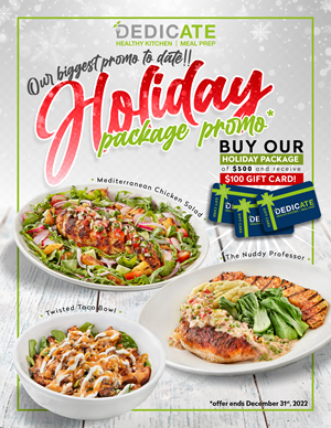 Holiday PROMO Flyer for Healthy Restaurant | Flyer Design by ArQ