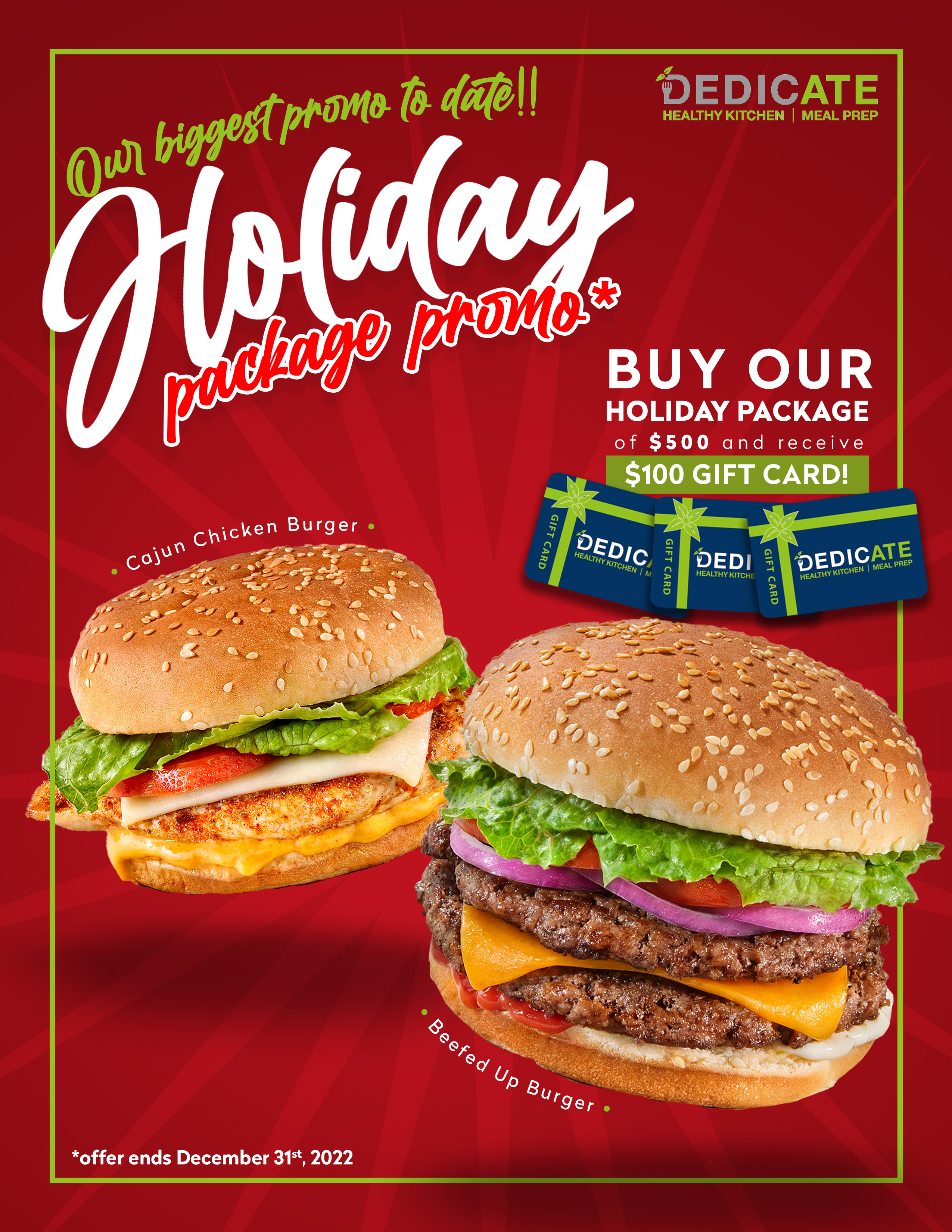 Flyer Design by ArQ for DEDICATE Healthy Kitchen | Design #29478415