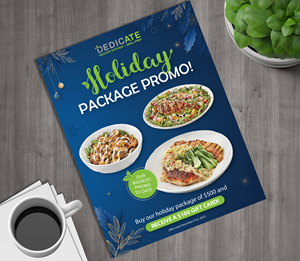 Flyer Design by alex989 for DEDICATE Healthy Kitchen | Design: #29474341