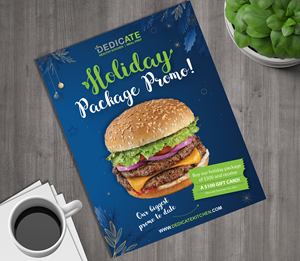 Flyer Design by alex989 for DEDICATE Healthy Kitchen | Design: #29475445