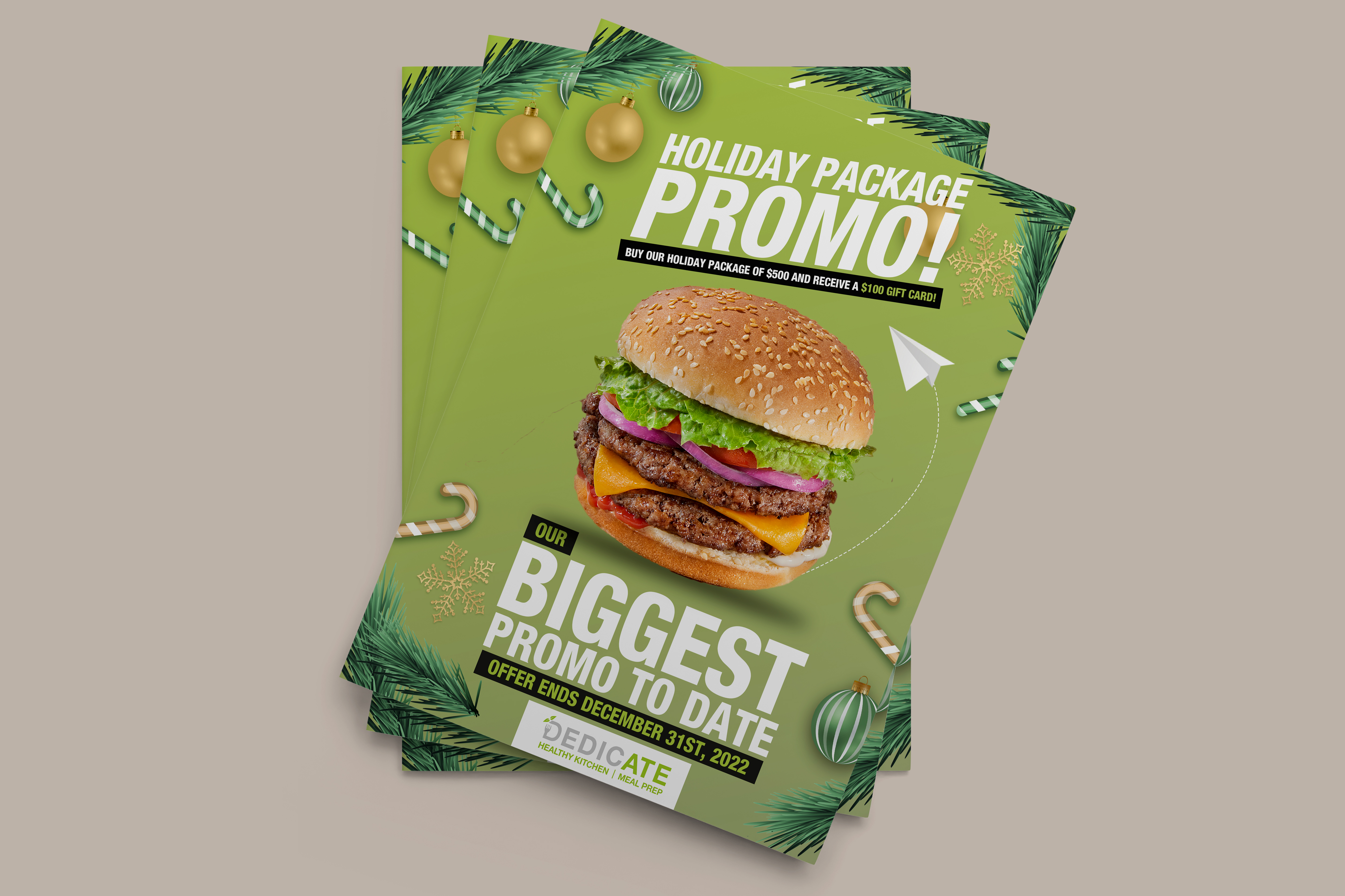 Flyer Design by nguruzzdng for DEDICATE Healthy Kitchen | Design #29474813